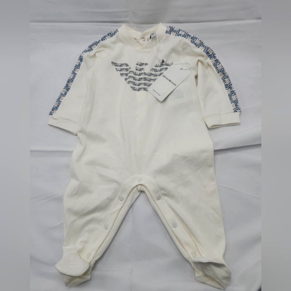 NWT Baby Boys Emporio Armani Romper Suit Size:6M
